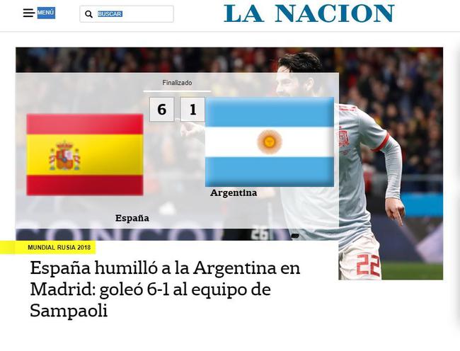 阿根廷媒體賽後狂批球隊