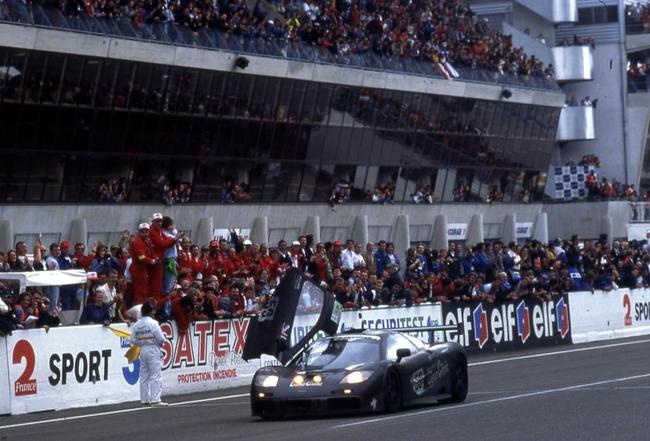 邁凱倫在1995年贏得勒芒24小時耐力賽的冠軍