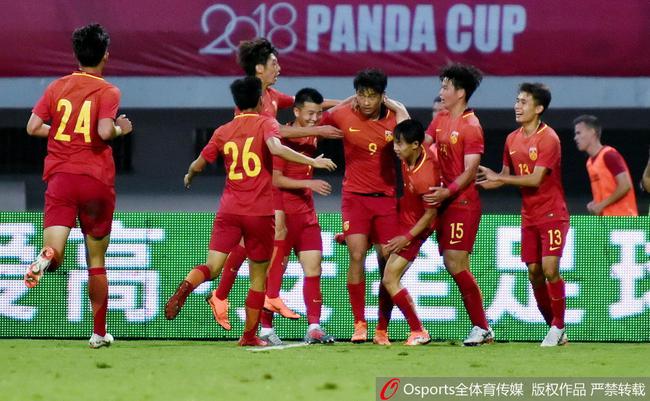 中國U19國家隊4-0大勝匈牙利U19國家隊，取得好采頭。
