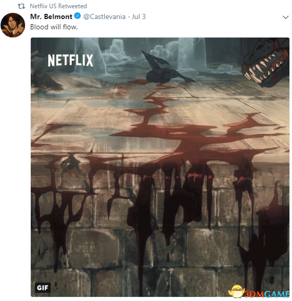 網飛發布《惡魔城》動畫第二季宣傳動圖 即將首播