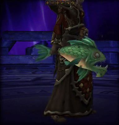 《魔獸世界》資料片中的新武器：真·臭魚爛蝦！