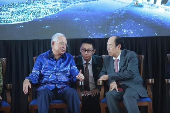 時任馬來西亞總理納吉布會晤碧桂園董事局主席楊國強