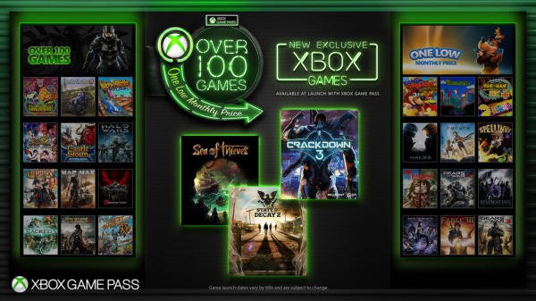 微軟推出PC版Xbox Game Pass服務 大量遊戲入駐