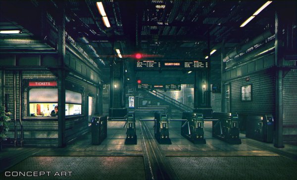 《太空戰士7:重製版》截圖 "一號街車站"設計公開