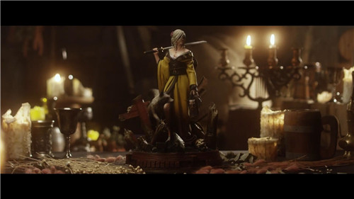 CDPR發布《巫師3》“希裡和狐妖”手辦開箱視頻