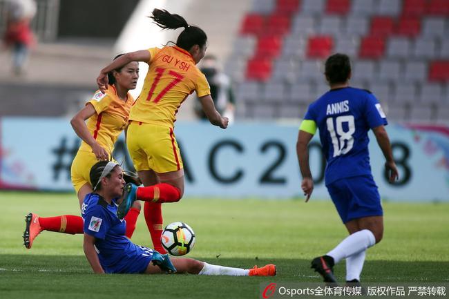 中國女足擊敗菲律賓女足