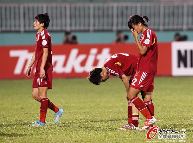 四年前上屆亞洲杯中國女足被日本女絕殺淘汰 隊員難掩失落