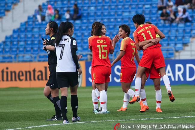 中國女足擊敗泰國獲得亞洲杯季軍