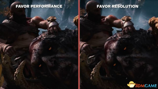 《戰神4》PS4 Pro主機對比影片 畫面真的有區別？