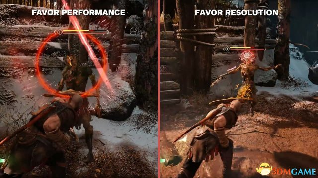 《戰神4》PS4 Pro主機對比影片 畫面真的有區別？