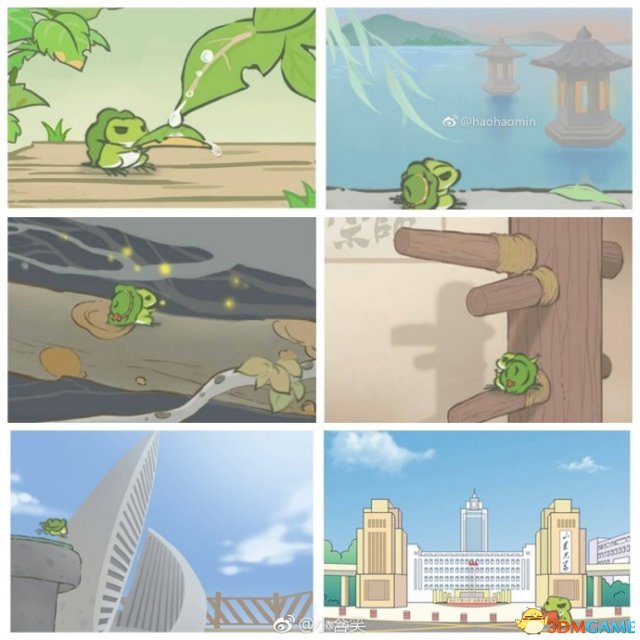 中國版《旅行青蛙》地點曝光 蛙兒子美妙中國之旅