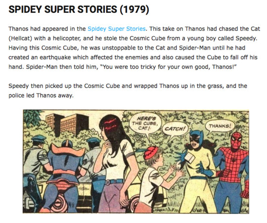 《Spidey Super Stories》的經典畫面