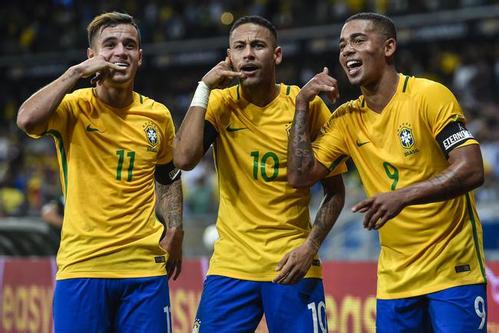 內馬爾領銜的巴西隊成最大熱門