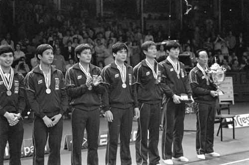 1982年國羽獲得湯姆斯杯