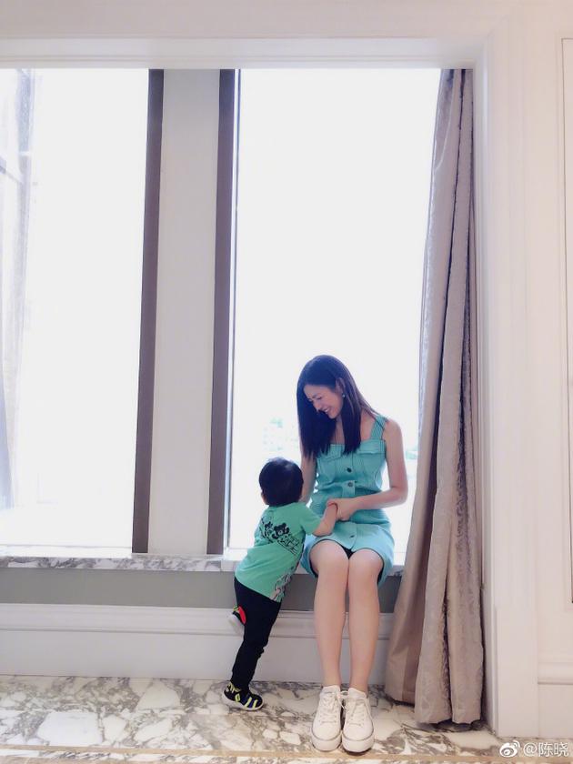 陳妍希和孩子