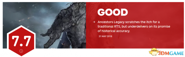 《祖先：遺產》IGN 7.7 勾起大家玩傳統RTS的欲望