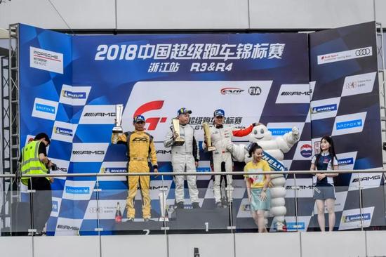 2018 China GT中國超級跑車錦標賽第三回合GT3組Am-Am車手頒獎