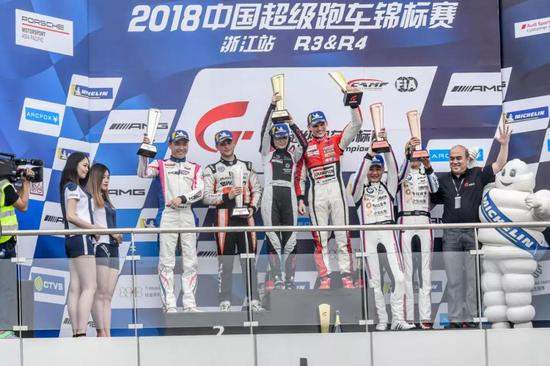 2018 China GT中國超級跑車錦標賽第三回合GT4組頒獎