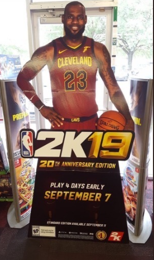《NBA 2K19》提前泄露 詹姆士為遊戲封面代言人 