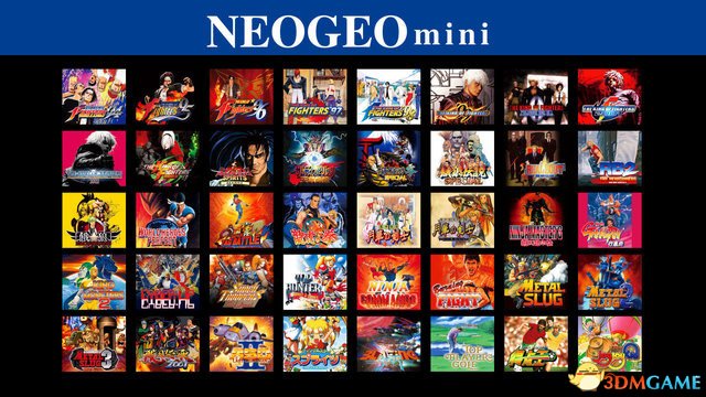 NEOGEO Mini街機發售日期及價格公布 內置40款遊戲