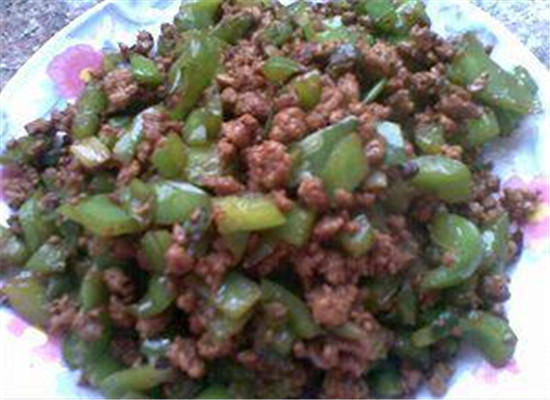 肉末青椒——開胃消食補血養顏