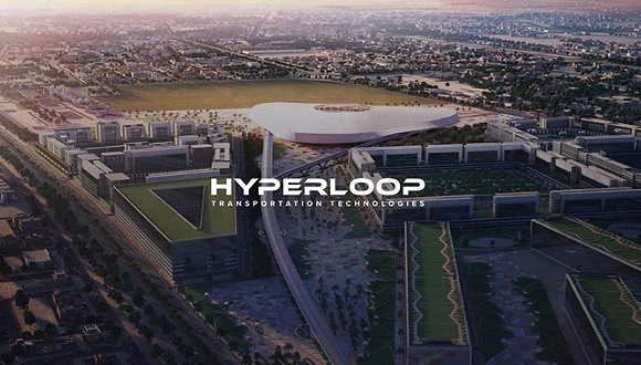 Hyperloop概念圖。圖片來源：HTT