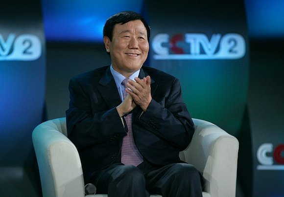 2012年8月，朱新禮在央視2套節目上。