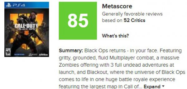 《使命召喚:黑色行動4》IGN8.5分 三大模式體驗感良好 