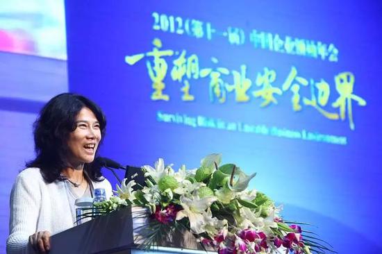 2012中國企業家年會 ：格力電器董事長董明珠。來源：視覺中國