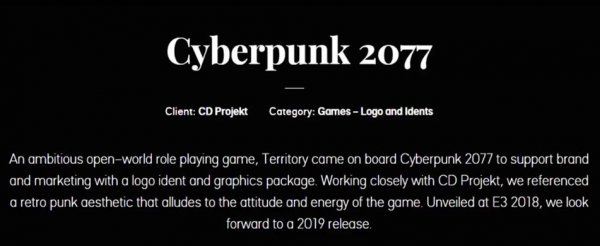 《賽博朋克2077》新情報曝光 2019年有望發售